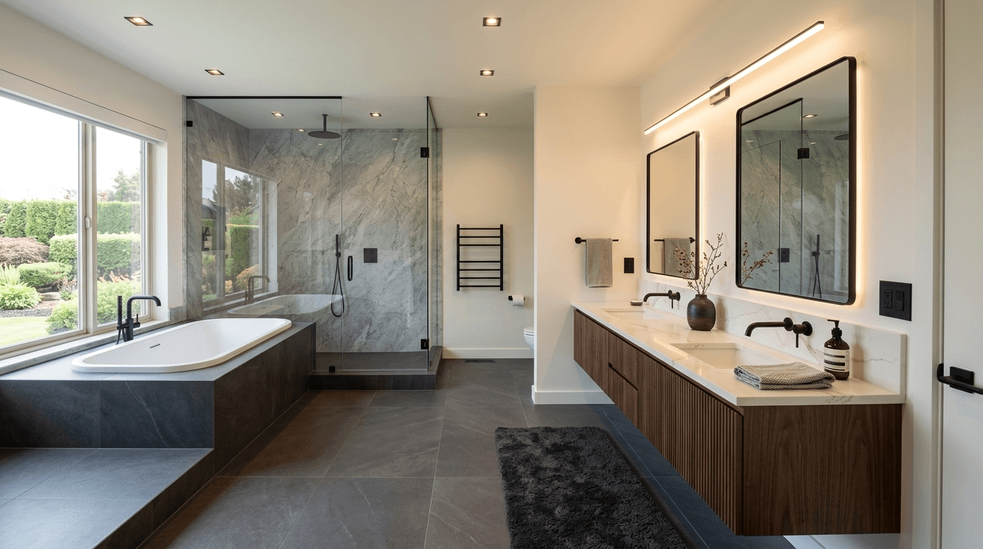Master Bathroom Transformation after
