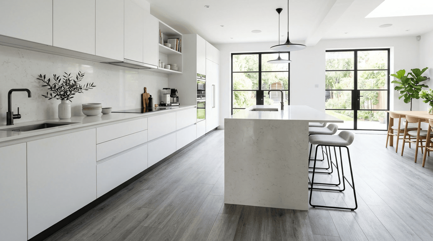 Modern Kitchen Vinyl Plank