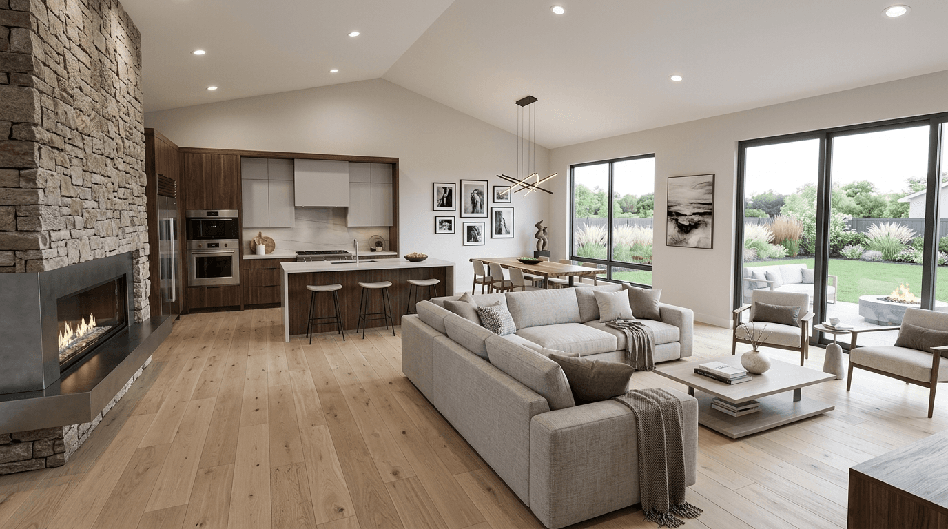 Luxury great room flooring project